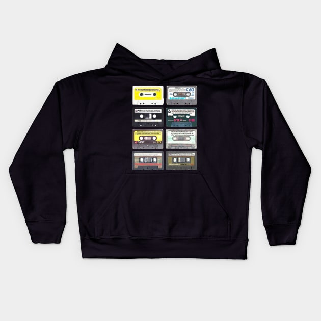 Mix Tape Kids Hoodie by TeeMax